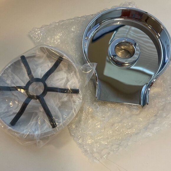 Delta Glass Rinser -plastic Chrome ( item is not metal) - Picture 2 of 3